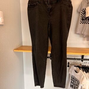 Torrid Black Jeggings Slim Fit Denim